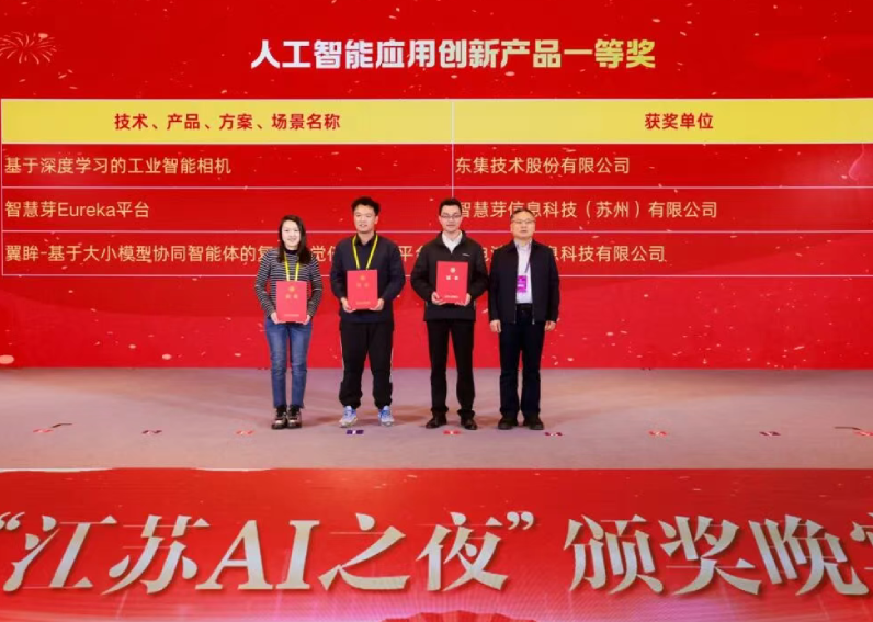 一等奖！304am永利集团Eureka荣获江苏人工智能学会科技成果奖